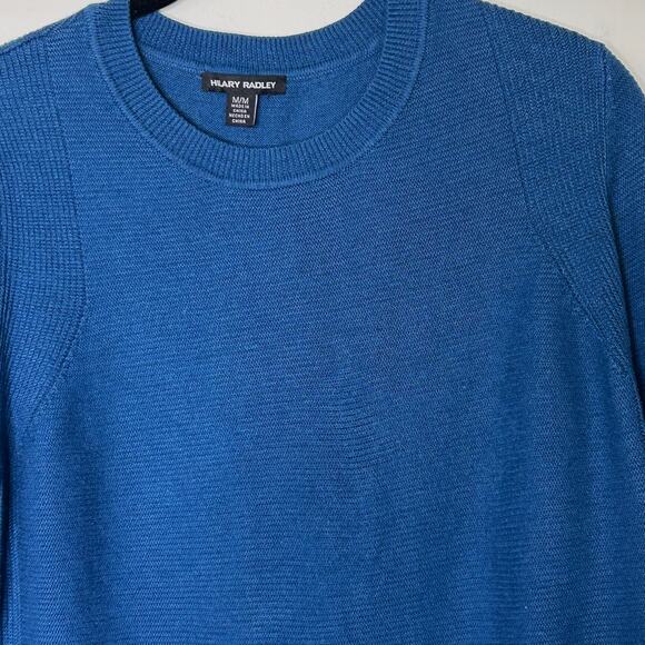 Hilary Radly Crew Neck long Sleeve Sweater With White Layered Hem
Royal Blue M - Picture 4 of 7